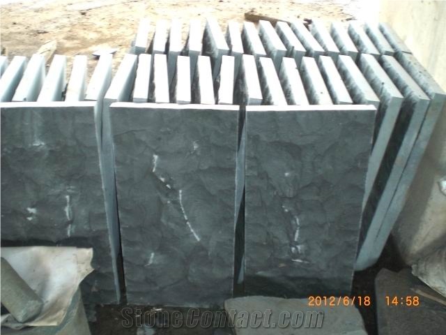 Split Face Black Basalt