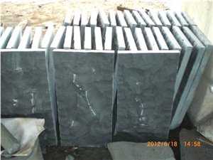 Split Face Black Basalt
