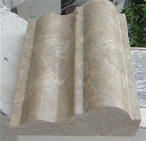 Light Emperador Beige Marble Border