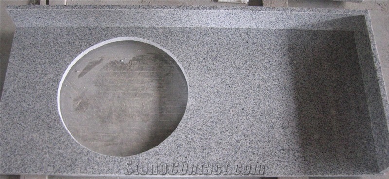 Vanitytop G603, Grey Granite Bath Tops
