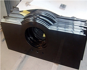 China Black Granite Bathroom Countertop,Bathroom Countertops,Bathroom Vanity Tops,Custom Vanity Tops