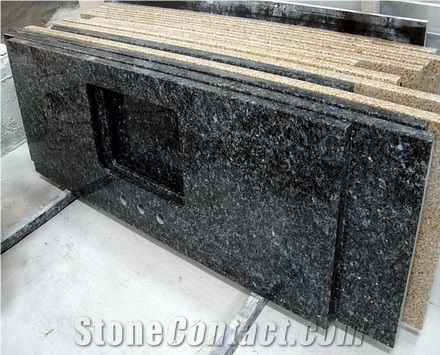 Emerald Pearl Granite Countertop, Emerald Pearl Green Granite Countertop