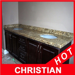 Giallo Onamentle Yellow Granite Vanity Top