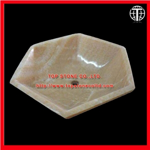 Stone Basin, Yellow Onyx Basin