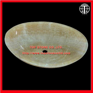 Stone Basin, Yellow Onyx Basin