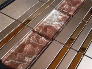 Mosaic , Metal Mosaic Tiles