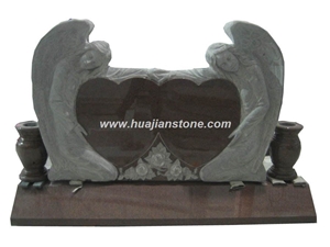 Angel Tomb Stone, Shanxi Black Granite Monument, Tombstone