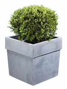 Blue Limestone Flower Pot