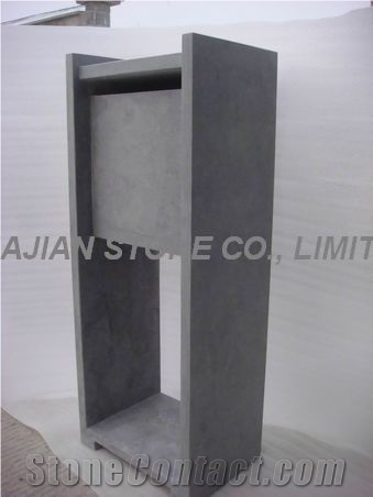 Blue Limestone Flower Pots