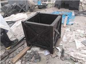 shandong blue stone Flower Pots