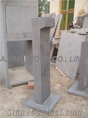 Blue Limestone Latern