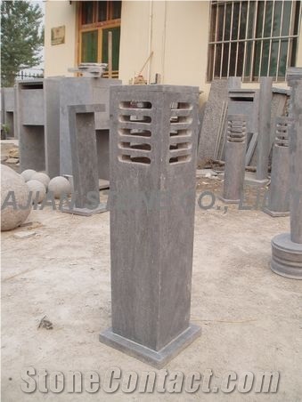 Blue Limestone Mailboxes