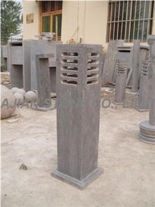 Blue Limestone Mailboxes