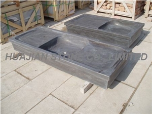 Blue Limestone Tombstone