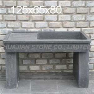Blue Limestone Washing Basin