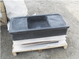 Blue Limestone Washing Basins, Sinks, Shandong Blue Stone Basins