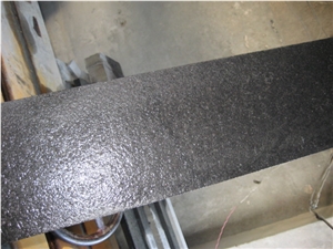 G308 Black Granite Cobble, Pavers