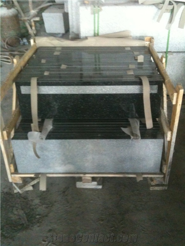 G332 Granite Steps, Stairs, Chinese Granite Steps, G332 Black Granite Stairs