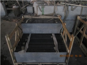 Granite Steps, Granite Stairs, G332 Black Granite Stairs