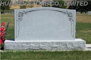 Shidao Red Granite Upright Tombstone