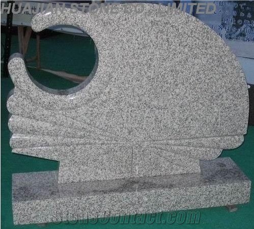 Red Granite Apex Style Monument, Granite Headstone, Shidao Red Granite Headstone