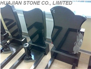 Red Granite Apex Style Monument, Granite Headstone, Shidao Red Granite Headstone