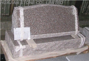 Slant Style Monument, US Style Monument, Grantie Pink Granite Monument Slant Style Monument, US Style Monument, Grantie Pink Granite Monument