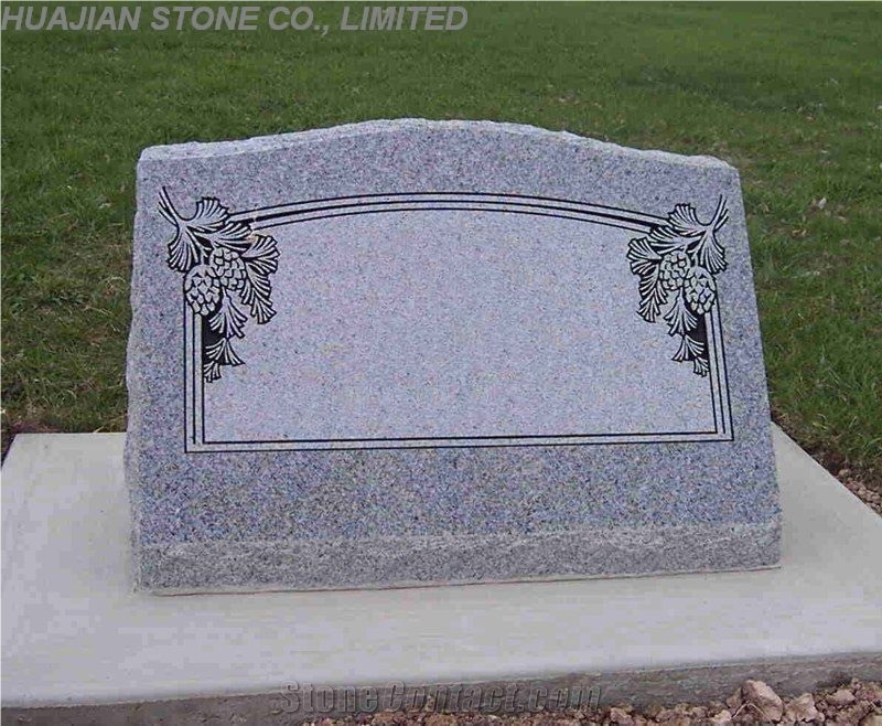 Slant Style Monument, US Style Monument, Grantie Pink Granite Monument