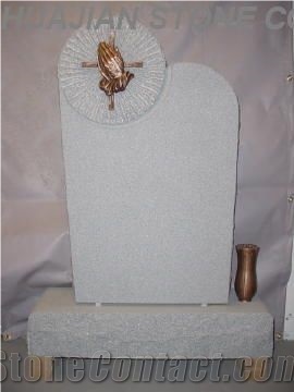 Special Stype Grey Upright Granite, Grey Granite Monument, Tombstone