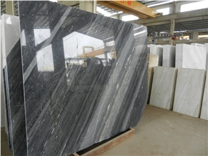 Imperial Grey, China Grey Marble Slabs & Tiles