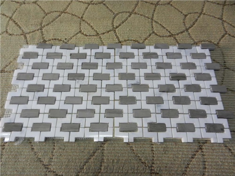Crystal White Marble Mosaic