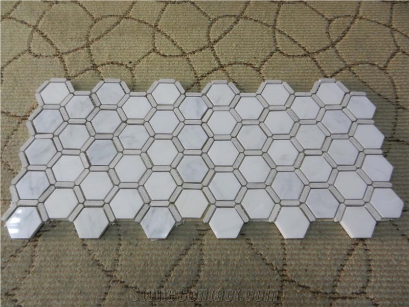 Crystal White Marble Mosaic