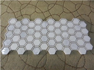 Crystal White Marble Mosaic