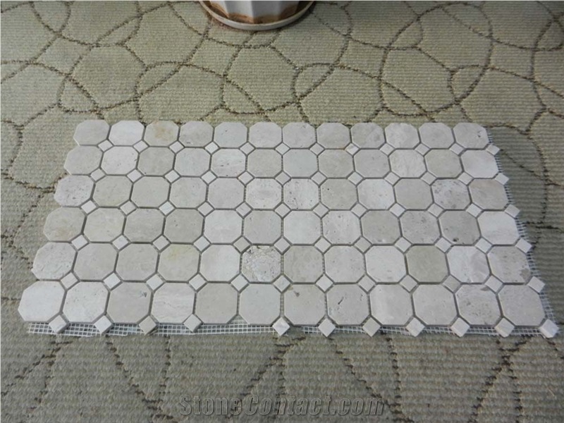 Crystal White Marble Mosaic