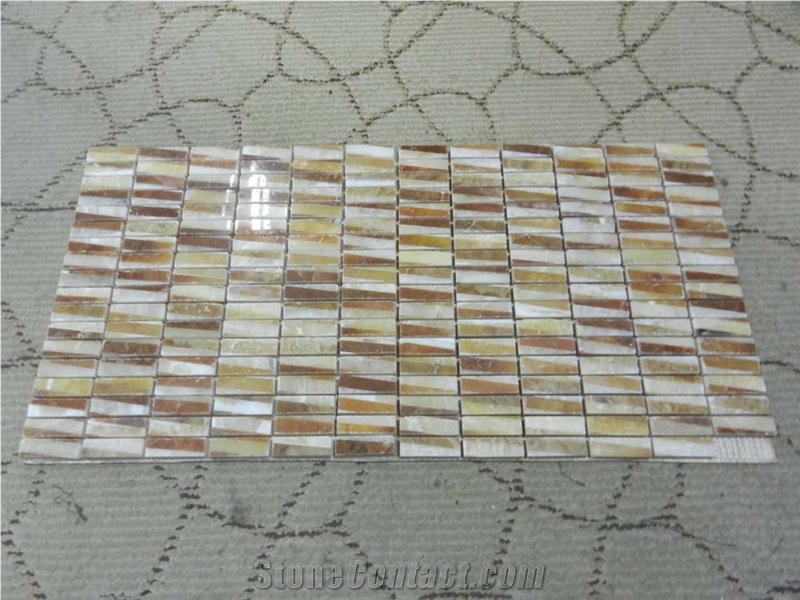 Marble Mosaic, Travetine Beige Travertine Mosaic