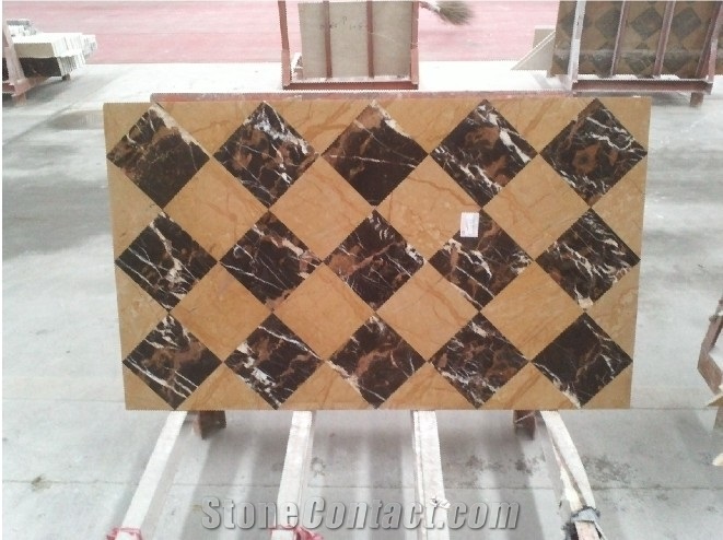 Mosaic Floor Design Waterjet Medallion