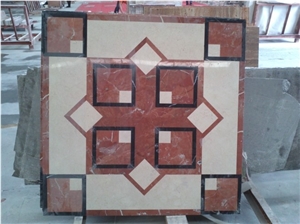 Mosaic Floor Design Waterjet Medallion