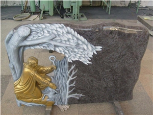 Granite Copper Headstone