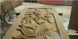 Yellow Sandstone Embossment