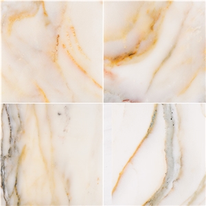 Calacatta Yellow Marble Tiles, Italy Yellow Marble