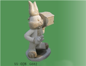 China Natural Stone Mailbox with Good Quality, Yellow Granite Mailbox