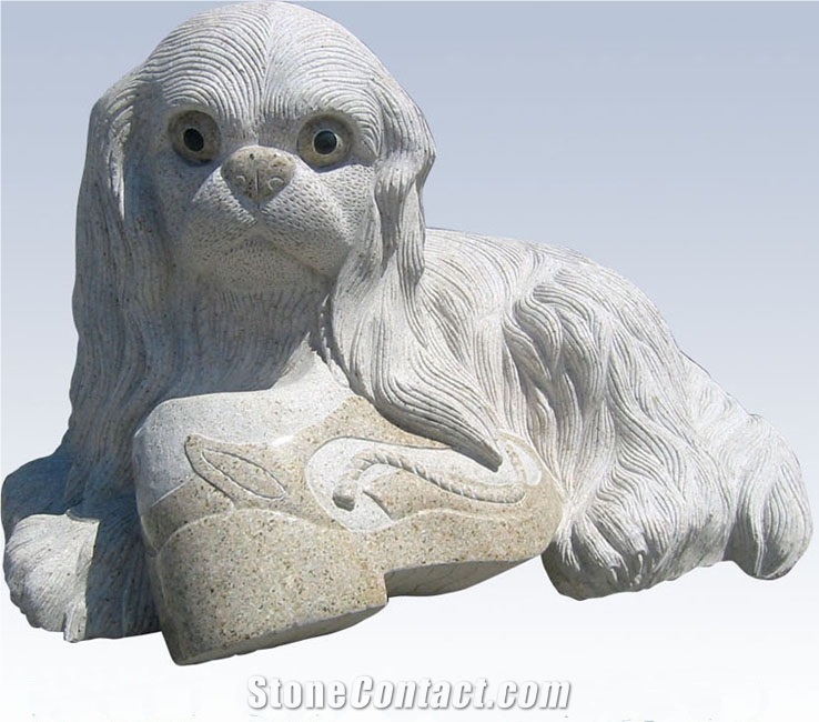 Granite Animal Sculpture Stone, Grey Granite Animal Sculpture