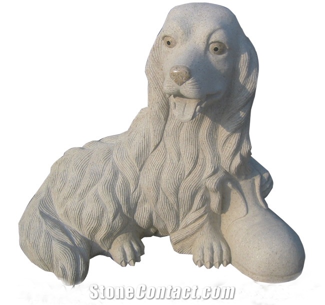 Granite Animal Sculpture Stone, Grey Granite Animal Sculpture