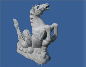 Granite Animal Sculpture Stone, Grey Granite Animal Sculpture
