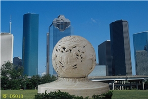 Granite Building Stone Art Sculpture, White Granite Sculpture