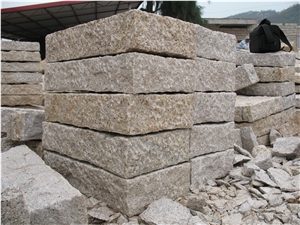 Granite Curbstone Kerbstone, Brown Granite Kerbstone