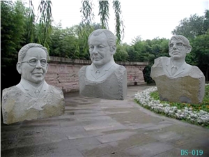 Hotsale Head Sculpture, White Granite Sculpture