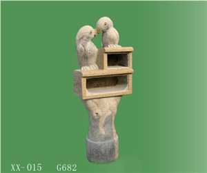 Landscaping Stone Mailbox, Beige Granite Mailbox Landscaping Stone Mailbox, Beige Granite Mailbox