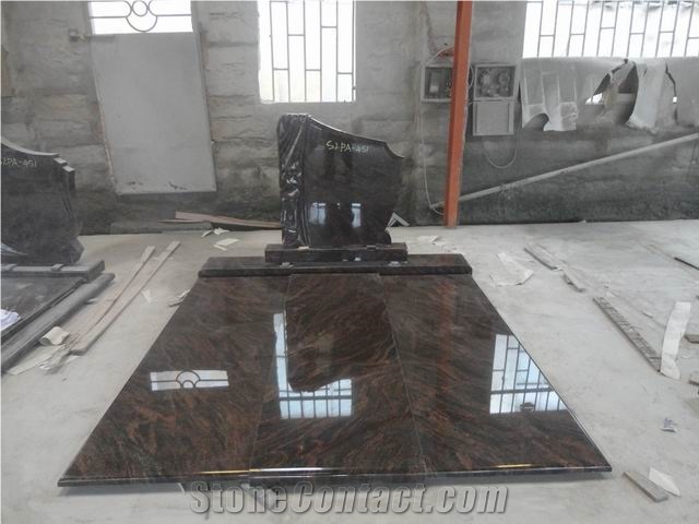 Monument/Tombstone Granite, Brown Granite Tombstone