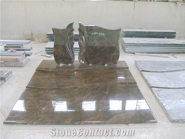 Monument/Tombstone Granite, Brown Granite Tombstone